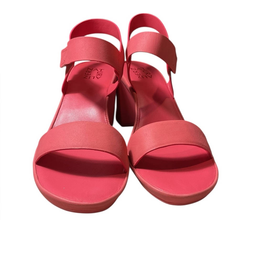 Vince Camuto Pink Block Heel Sandals